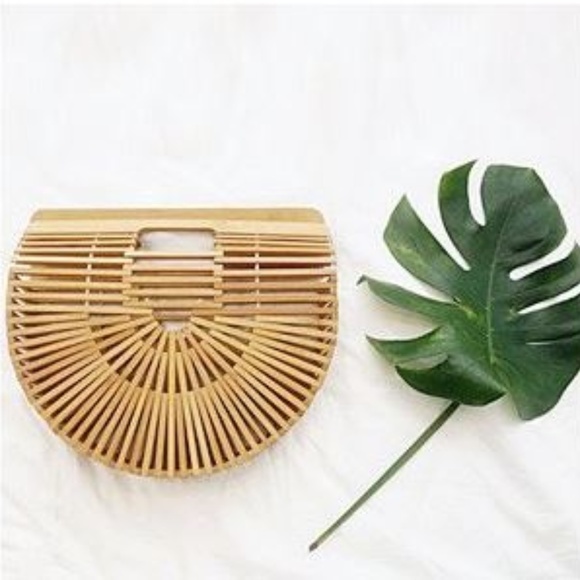 Handbags - Womens Bamboo Handbag Handmade